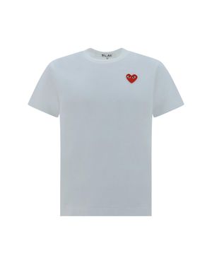 COMME DES GARÇONS PLAY Cotton T-Shirt - Blue