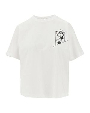 Emporio Armani Asv 'We Love Dogs' T-Shirt - White