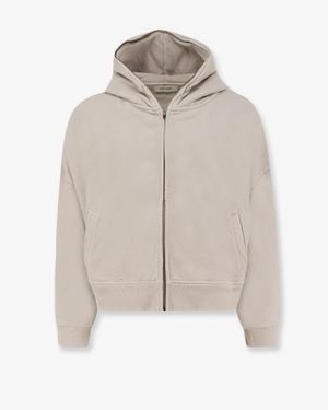 Entire studios Eternal Zip Cotton Sweatshirt - White