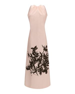 Crida Milano Long Dress Petunia - Pink