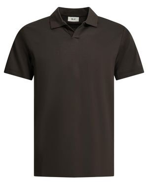 NN07 "Paul" Buttonless Polo Shirt - Black