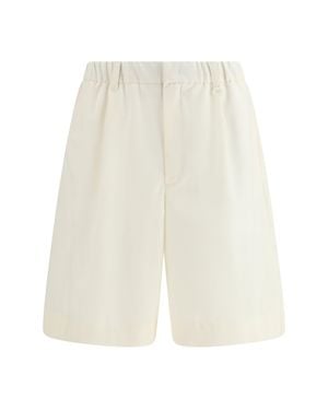 Laminar Tailored Shorts - White