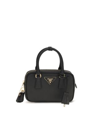 Prada Leather Handbag - Black
