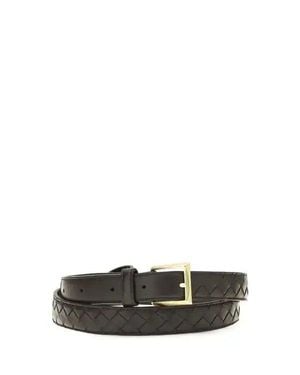 Bottega Veneta Intrecciato Belt - White