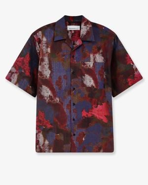 Oamc Peacemaker Shirt Boxy Cotton - Red
