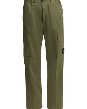 Stone Island Cargo Trousers - Green