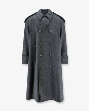 Ami Paris Wool Coat - Grey