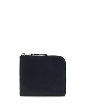 Comme des Garçons Comme Des Garçons Leather Wallet - Blue