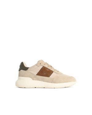 Hogan Interactive³ Suede Trainers - Natural