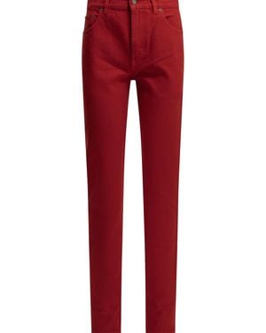 Chloé Straight-Leg Jeans - Red