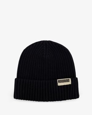 Woodbird Wbyeti Cotton Beanie Hat - Black