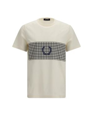 Fred Perry T-Shirt Cotton - White