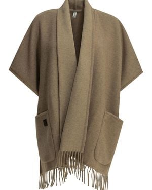 Ferragamo "Easy" Cape - Green