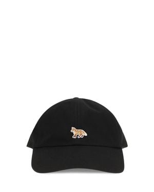 Maison Kitsuné Baby Fox Baseball Cap - Black
