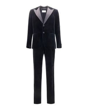Ferragamo Velvet Tuxedo Suit - Blue