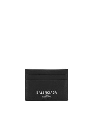 Balenciaga Leather Cardholder - White
