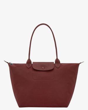 Longchamp Le Pliage One L Nylon Shoulder Bag - Red
