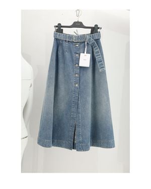 Dior Dior Eth-Jupe Denim Nd-Stone - Blue