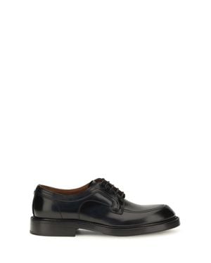 Dolce & Gabbana Dolce & Gabbana Calfskin Derby Loafers - White