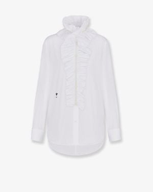 Dior Dior Cotton Shirt With Removable Detail - White