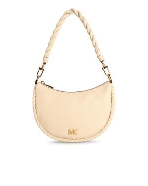 MICHAEL Michael Kors Kyla Cream Leather Bag - White