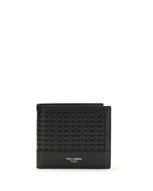 Dolce & Gabbana Plongã Leather Wallet - Black