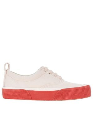 Phoebe Philo Cotton Canvas Trainers - Red
