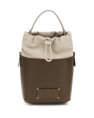 Margiela 5Ac Bucket Bag Field/Stone - Natural