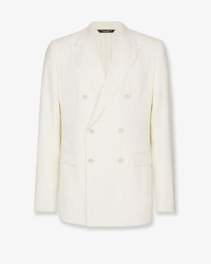 Dolce & Gabbana Blazer Taormina Linen - White
