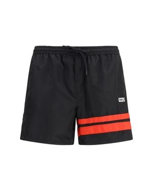 Gcds Logo Swim Shorts - Black