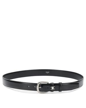 Celine Leather Belt - Black