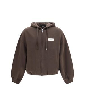 Jacquemus Le Montaigne Hooded Sweatshirt - Brown