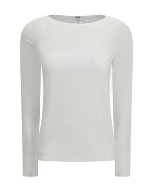 Wolford Pure Long-Sleeve Top - White