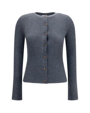 Burberry Cashmere Cardigan - Blue