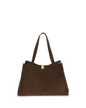 Yuzefi Gyoza Large Shoulder Bag - Brown