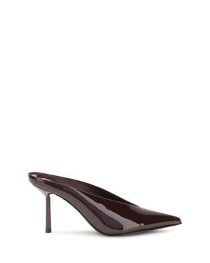 Le Silla Clivage Mules Cherry - Brown