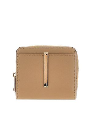 Tod's Leather Small Bi-Fold Wallet - Natural
