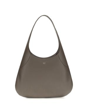 KHAITE Hobo Shoulder Bag Joan Calfskin - Grey