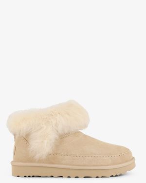 UGG Classic Ultra Mini Suede Boots - Natural