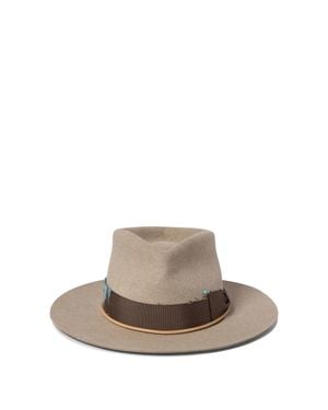 SUPERDUPER Rabbit Fur Felt Hat - White