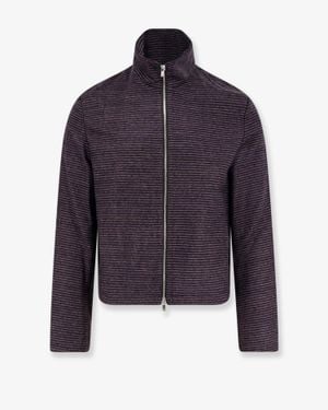 Tonywack Multi Stripe Cardigan - Blue