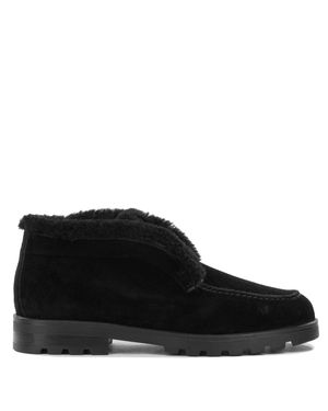 Santoni Desert Loafers - Black