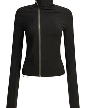 Rick Owens "Gary" Zipper Sweatshirt - Black