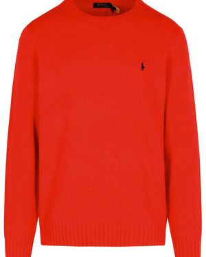 Polo Ralph Lauren Wool And Alpaca Jumper - Red