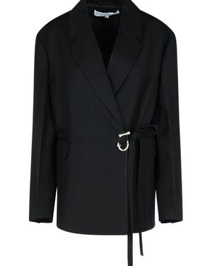 JW Anderson Jw Anderson 'T' Viscose Blazer - Black