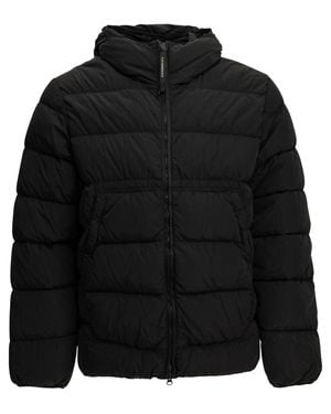 C.P. Company Chrome-R Goggle Down Jacket - Black