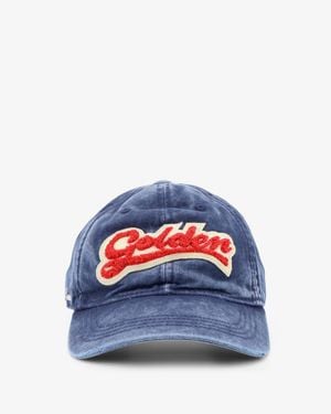 Golden Goose Deluxe Brand Cotton Hat - Blue