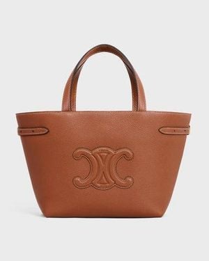 Celine "Cabas Anaïs" Shoulder Bag - Brown