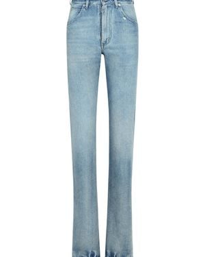 Maison Margiela Straight Light Denim Jeans - Blue
