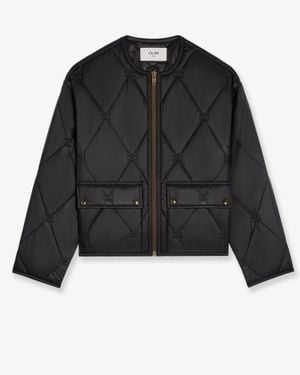 Celine Triomphe Quilted Jacket - Black